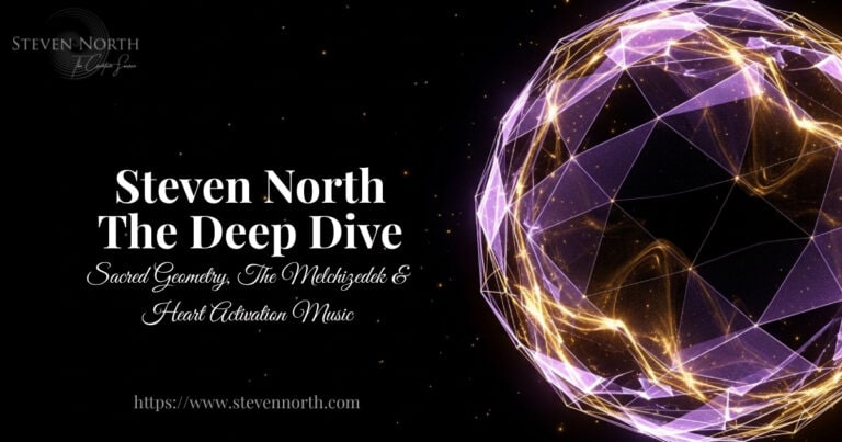 An abstract digital artwork featuring sacred geometry and luminous energy patterns for spiritual awakening.